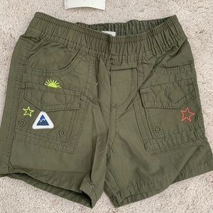 NWT Gap Baby Boy Scout Patch Surplus Shorts